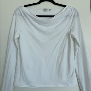 Wilfred Classic White Long Sleeve Top